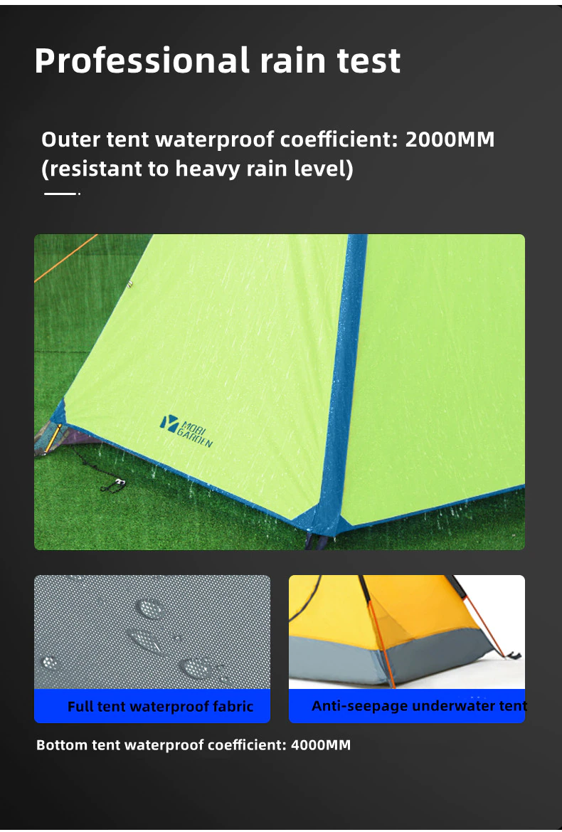 Cheap Goat Tents Mobi Garden Nature Hike Camping Tent Travel Outdoor Rainproof Alpine Desert Snow Camping Equipment Snow Skirt 2 3 Person Tent   